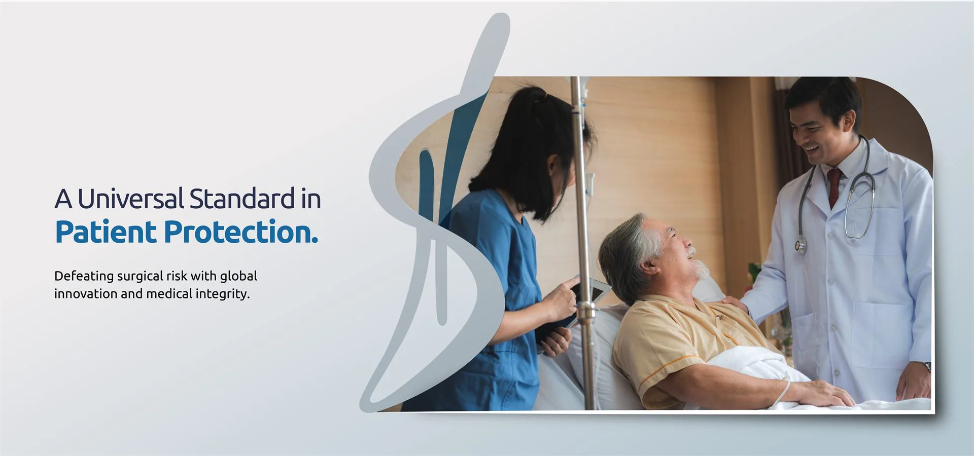 Surgeine Healthcare infection prevention product display