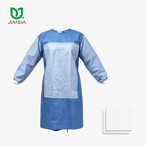 Disposable Surgical Gown Reinforced SMS Non-woven Medical Protective Clothing