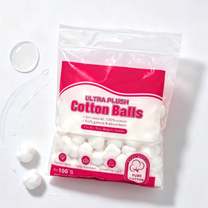 100Pcs Absorbent Facial Cleansing Cotton Balls