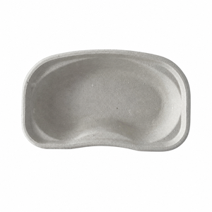 Waterproof Disposable Medical Kidney Bowl 100% Biodegradable Paper Pulp Tray for Clinical Surgical Procedures
