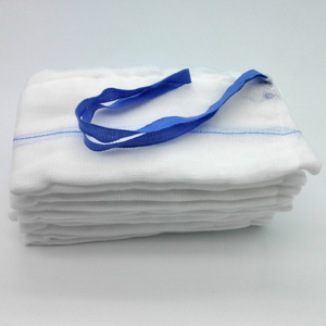 Wound Dressing Belly Pad Aseptic Custom Ply Wrapped Gauze Lap Sponge