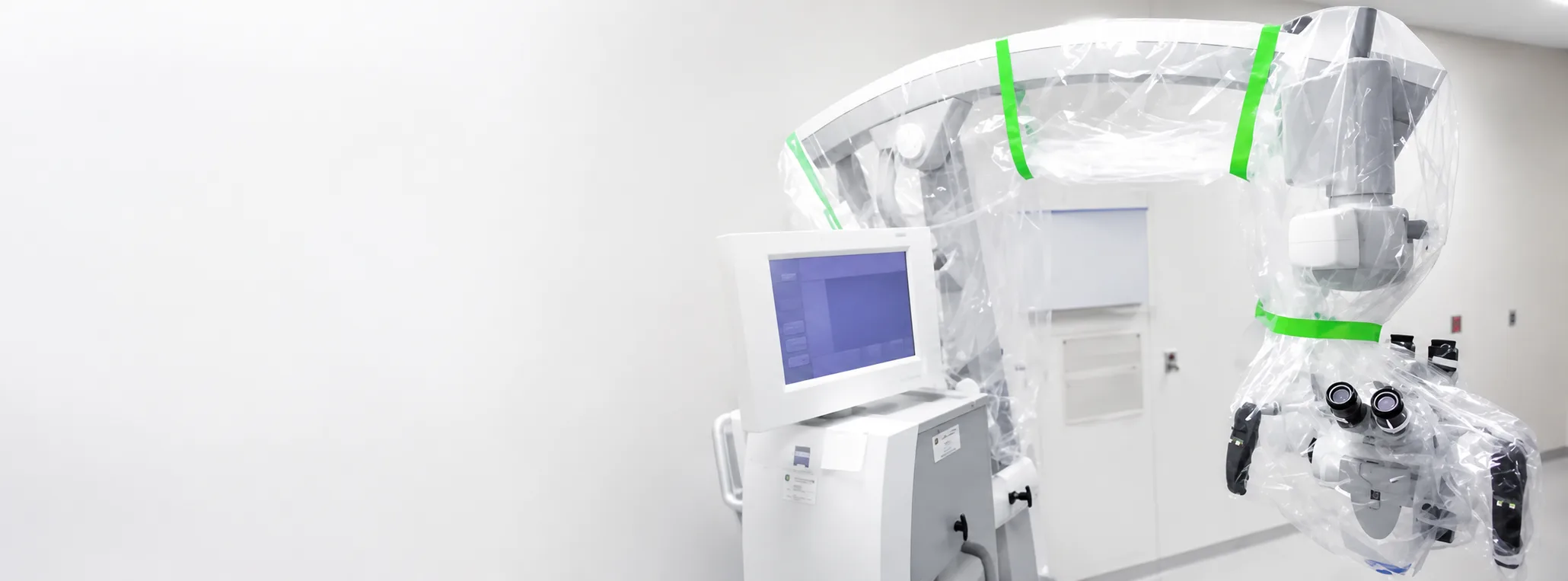 Protective Medical Equipment Covers in Sterile Operating Room