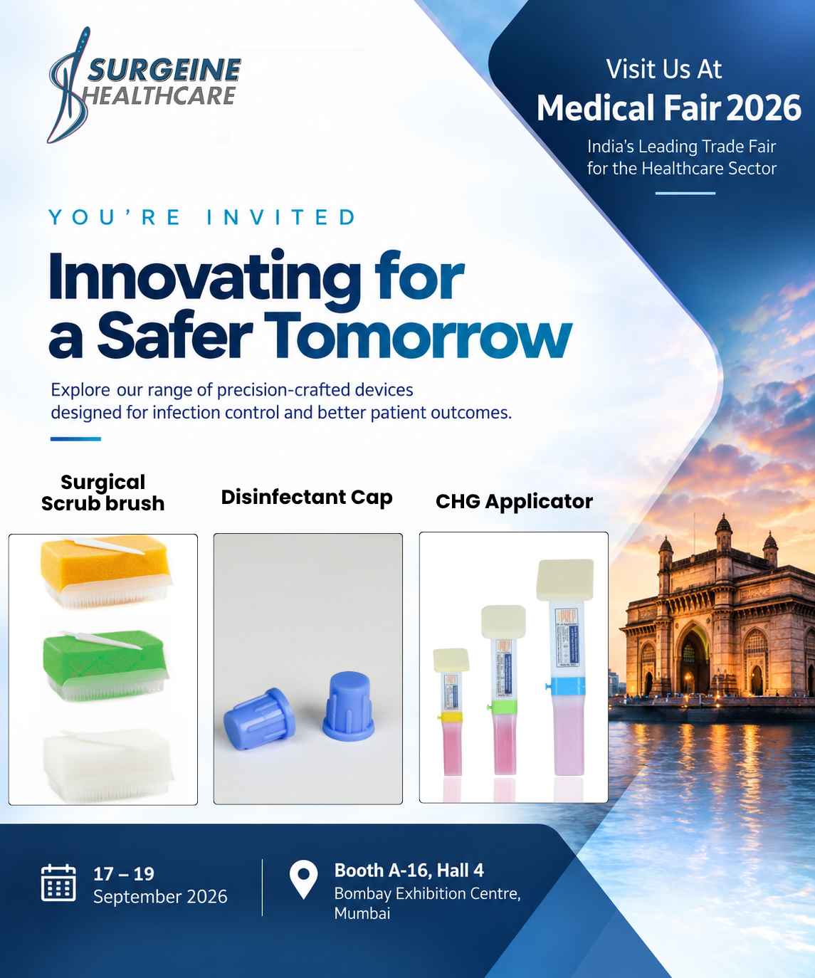 Medical Fair India 2026 Exhibition Stand