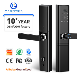 Home Security Wifi/3G/4G GSM Alarm System with Fingerprint Door Lock